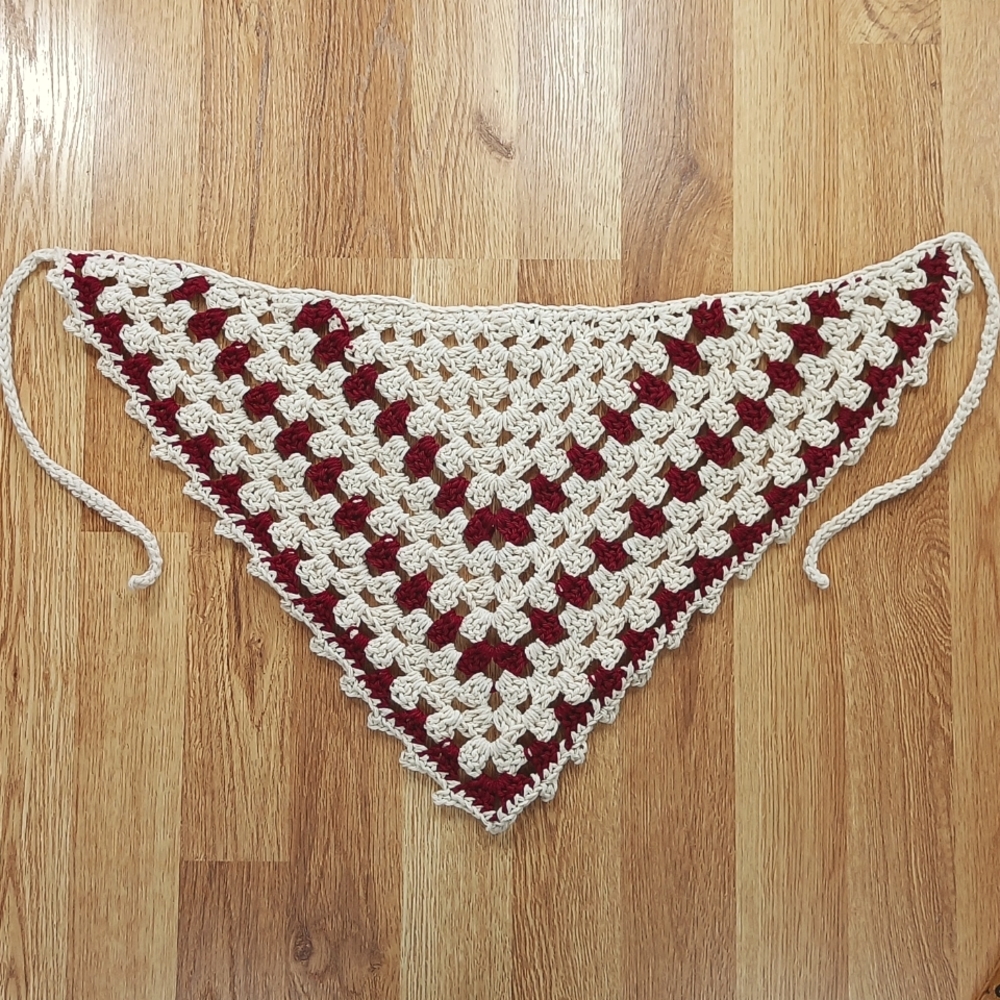 Hand-made Crochet Kerchief/Bandana